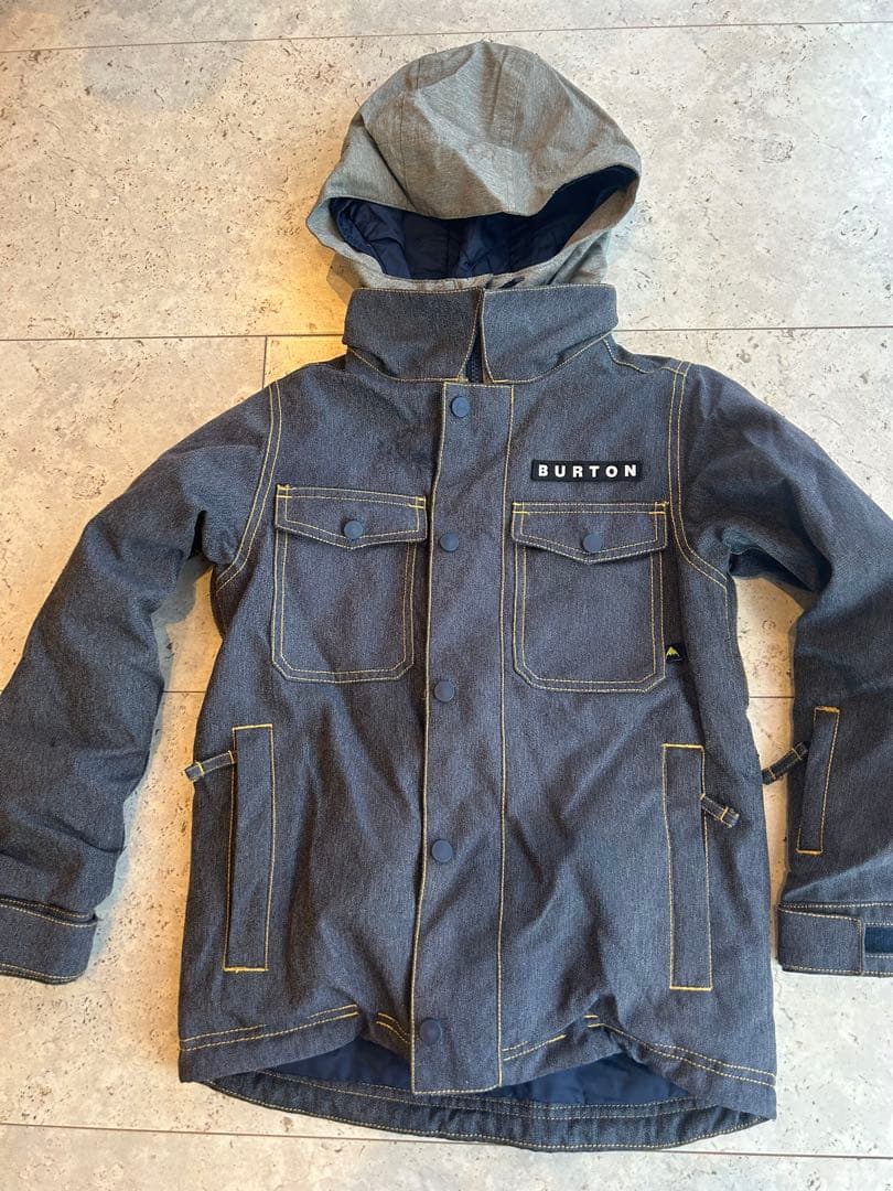 BURTON フード付きジャケット パンツセット子ども用 ダークブルー　XS