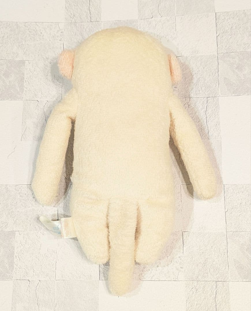 フモフモさん　もちゃ　Мサイズ　クリーム色　3周年　シナダ　ぬいぐるみ　初期