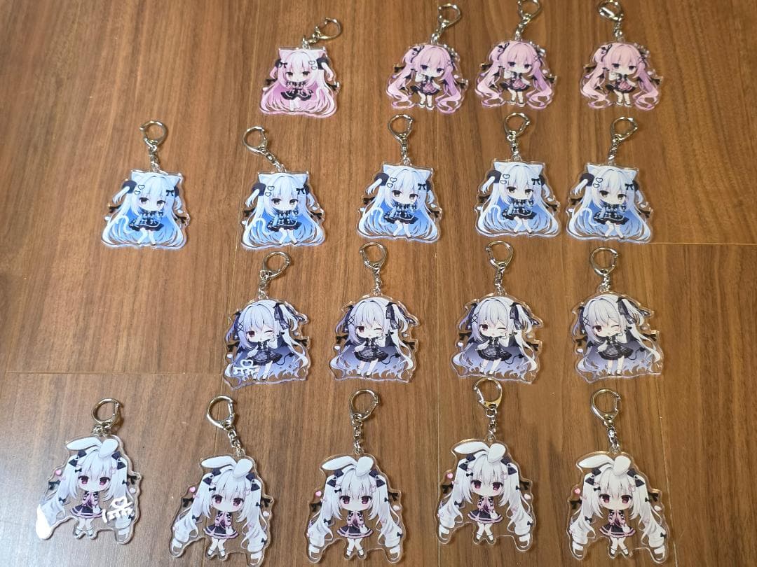 はすねや アクキー トレーディング アクリルキーホルダー 18個セット 小悪魔
