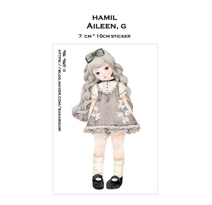 No.10【送料別】hamil ハミル ステッカー 12枚セット