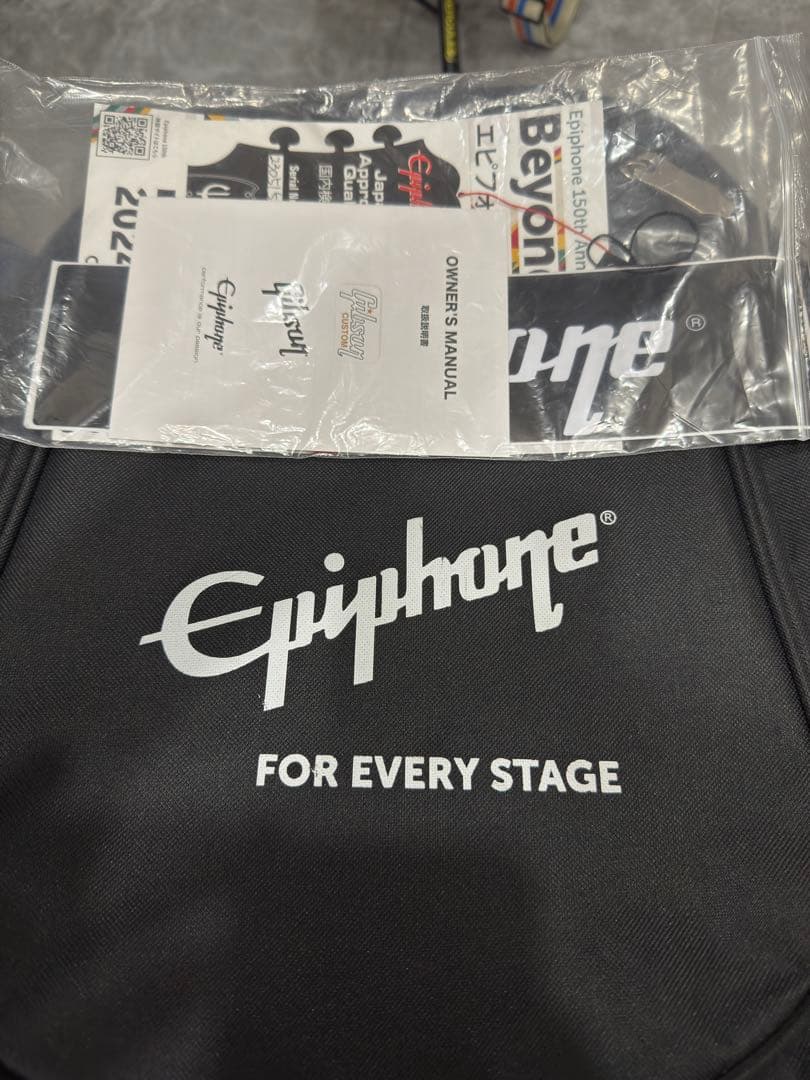 エピフォン レスポールカスタム アルパインホワイト ギブソンヘッド風