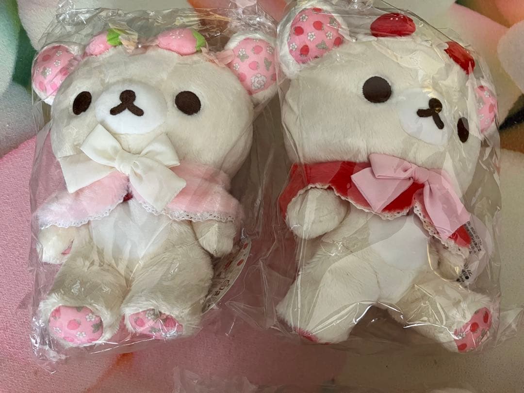 コリラックマ　ストア限定　おすわりぬいぐるみ　ぶらさげぬいぐるみ　花冠