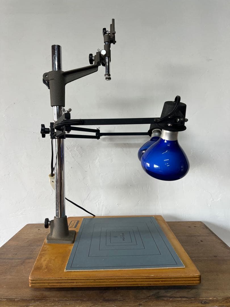 【希少・ヴィンテージ】PENTAX コピースタンド ライト付き 撮影台