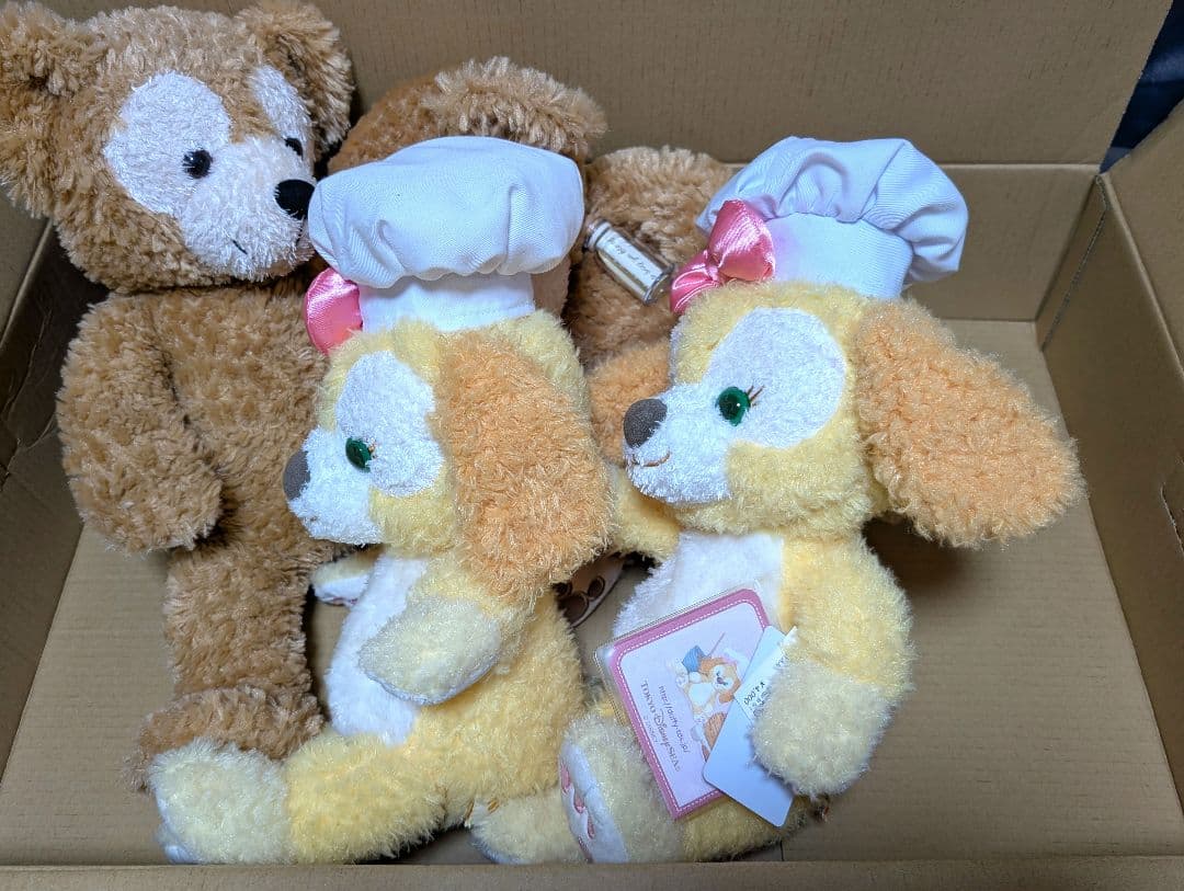 ディズニーお土産　ダッフィー・シェリーメイ・クッキーアン ぬいぐるみまとめ売り