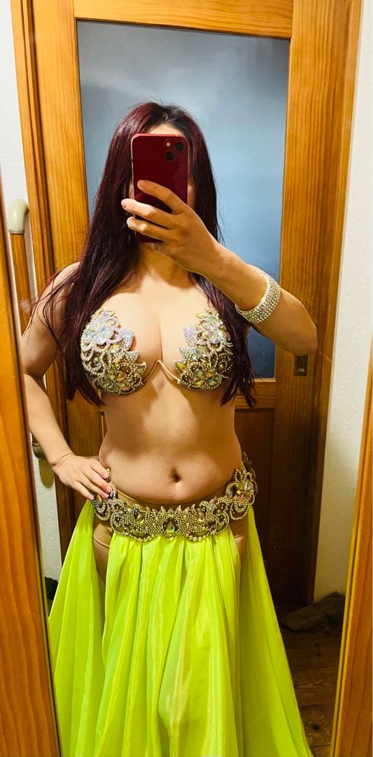 ベリーダンス　衣装　ブラベルトバングルセット