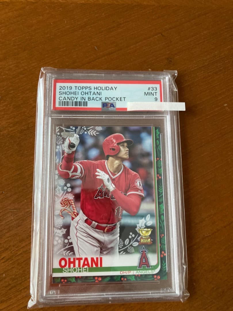 大谷翔平シングルカードPSA鑑定済