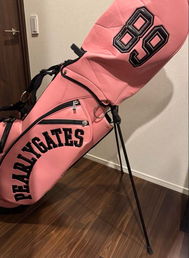 PEARLY GATES パーリゲイツ ゴルフキャディバッグ 89 ピンク