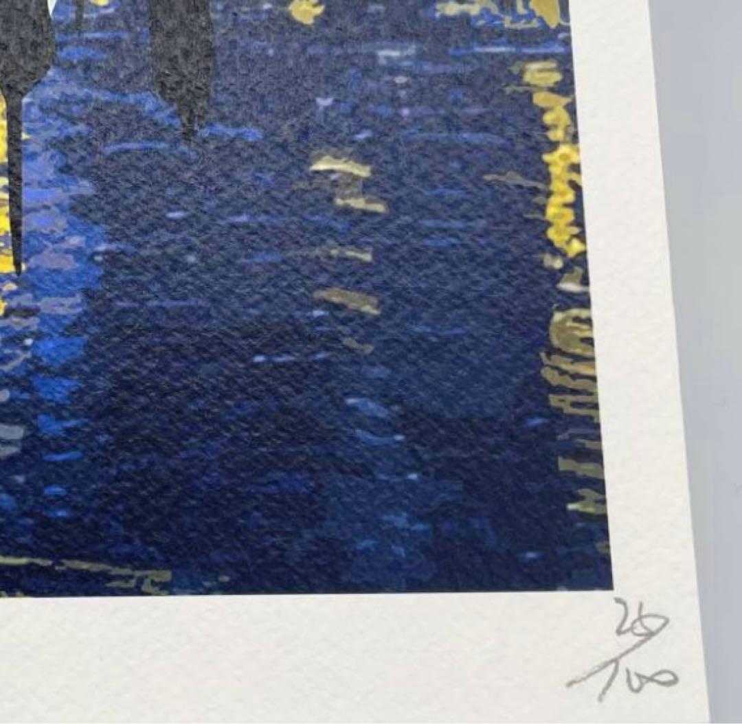 DEATH NYC 世界限定100枚 アートポスター 奈良美智／ゴッホ⑤