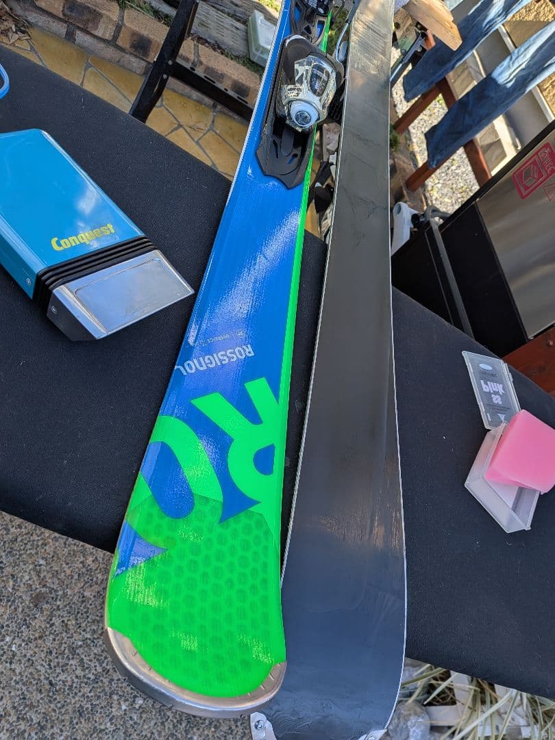 再値下げ ROSSIGNOL スキー板 144cm　ショートスキー