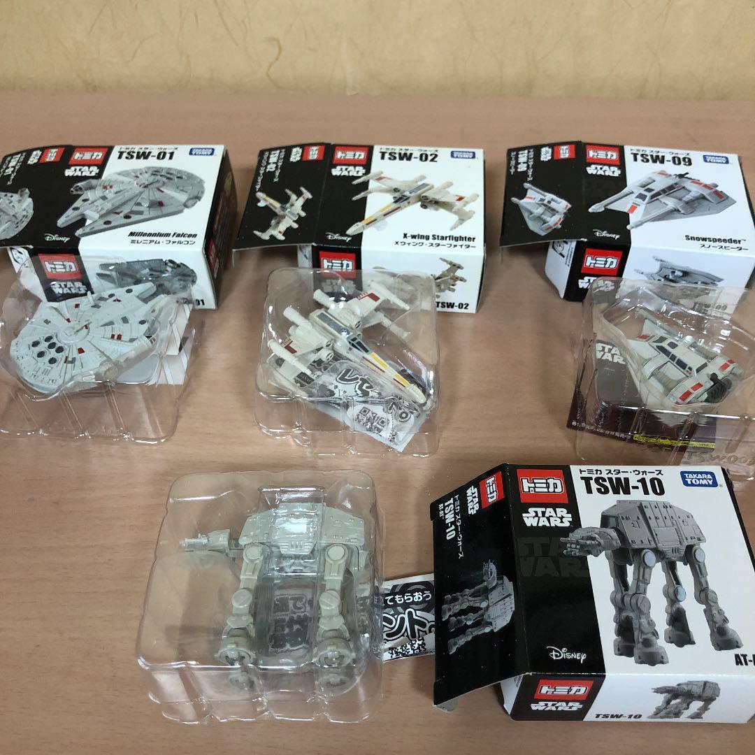 ⭐️希少・美品⭐️トミカ　スターウォーズ　ミニカー、おもちゃ10種