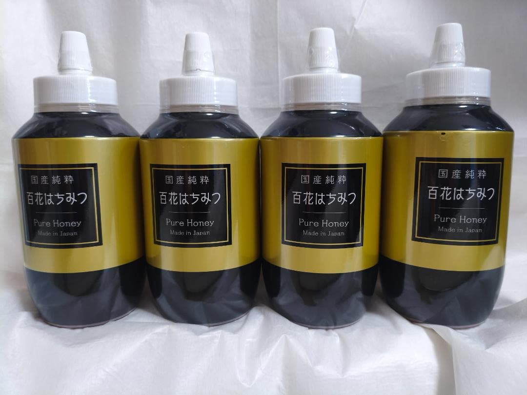 国産純粋はちみつ 1000g 1kgペットボトルタイプ×4本