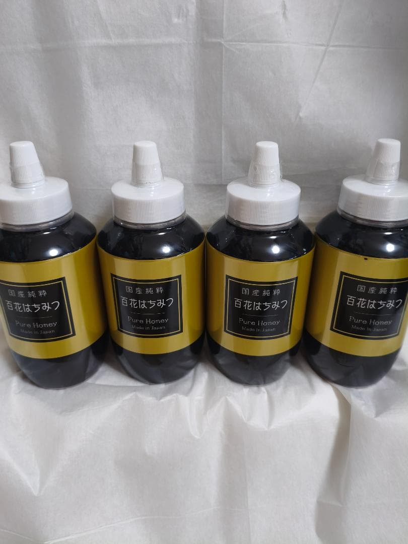 国産純粋はちみつ 1000g 1kgペットボトルタイプ×4本