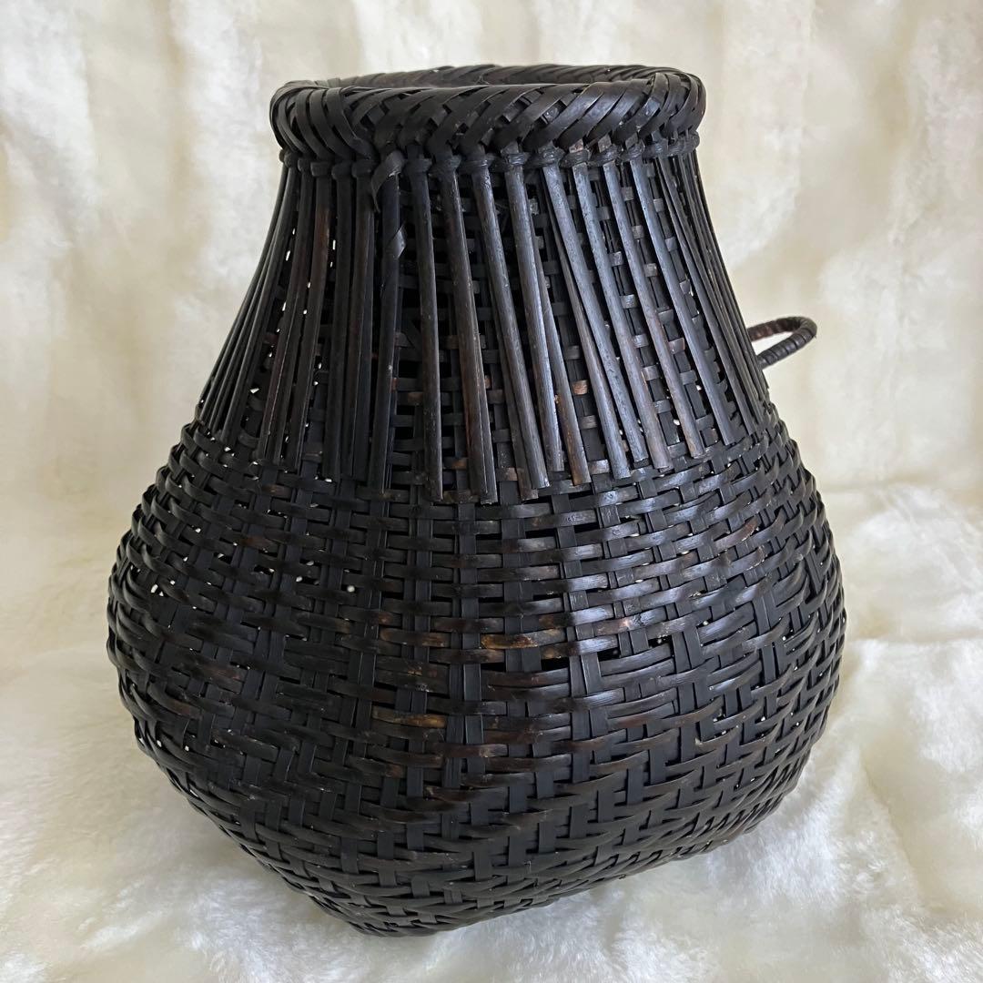 お値下げ 茶道具 名工 島村白峰斎造 桂籠 花籠 共箱