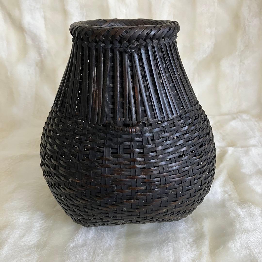 お値下げ 茶道具 名工 島村白峰斎造 桂籠 花籠 共箱