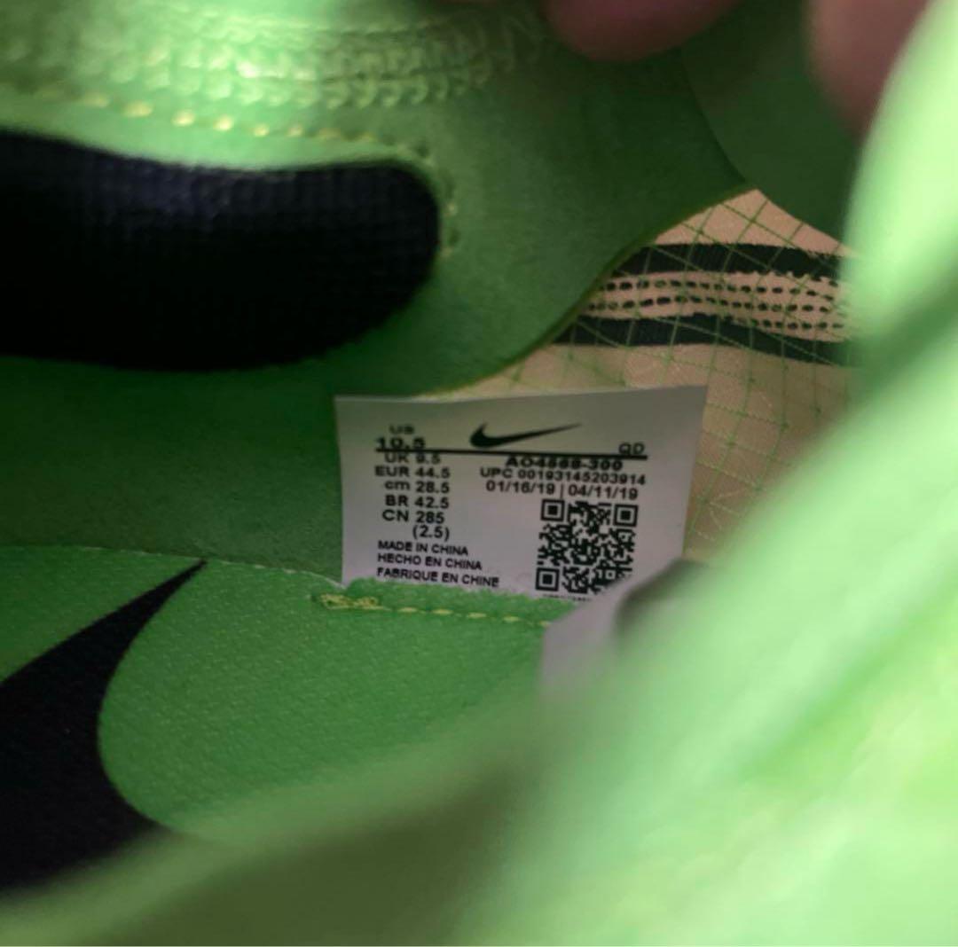 スパイク・シューズ Zoom X Vaporfly Next % \"Electric Green\"