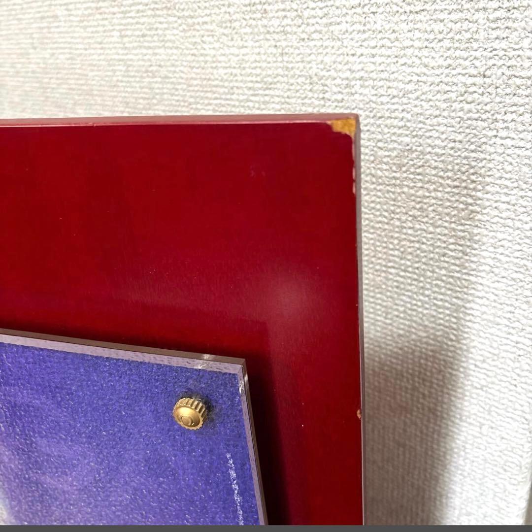 非売品　OMEGA NICOLE KIDMAN'S オメガ　木製ガラス看板