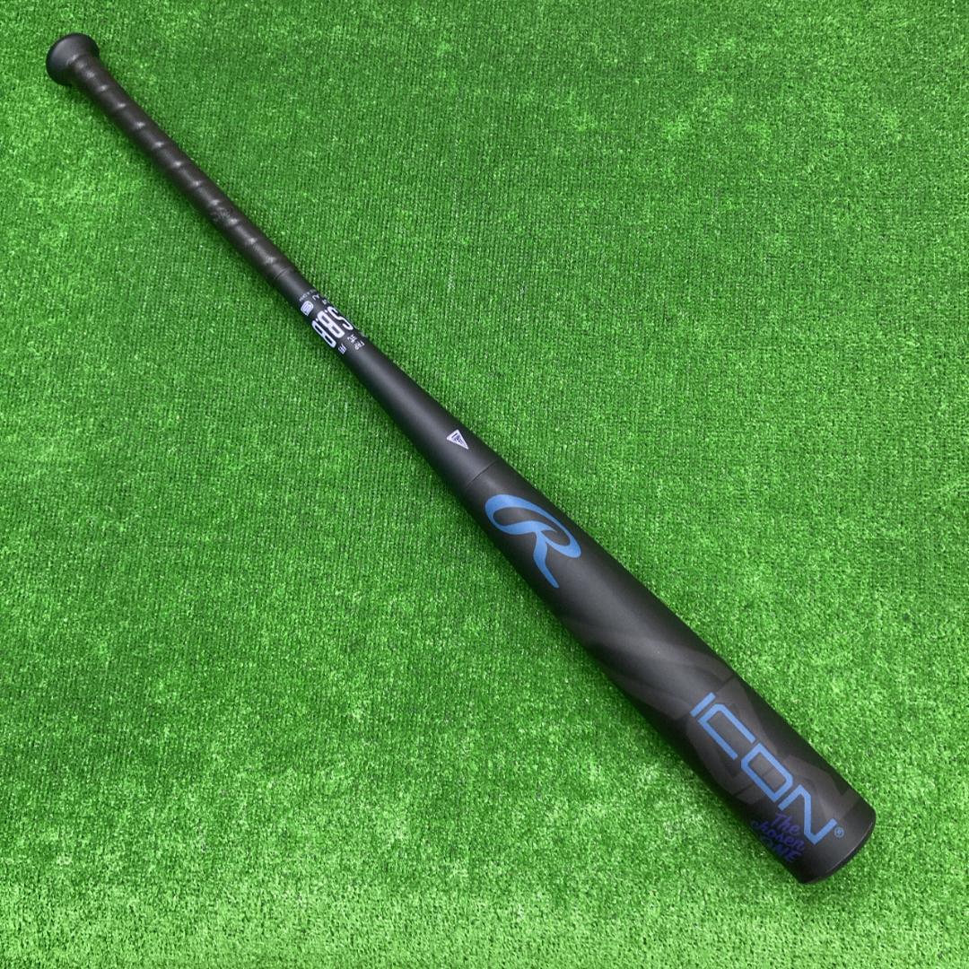 新品 ローリングス 一般軟式用バット ICON ブラック 84cm680g