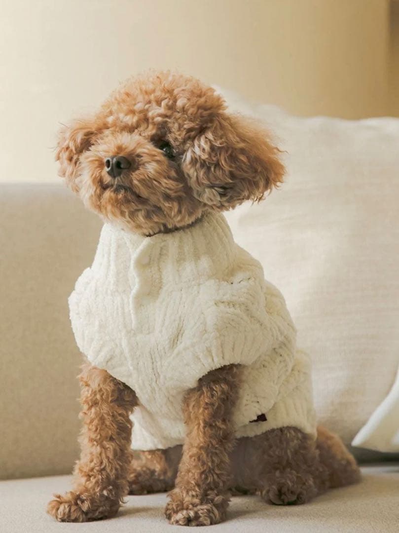 ジェラートピケ ハートアランハイネックプルオーバー　M