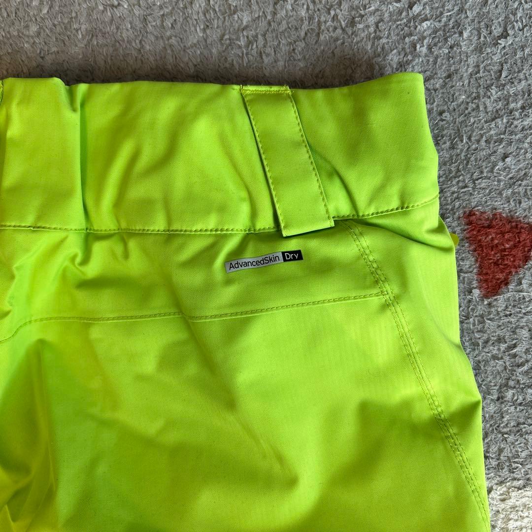 SALE‼️Salomon 蛍光グリーン スノーボードウェア　Lサイズ
