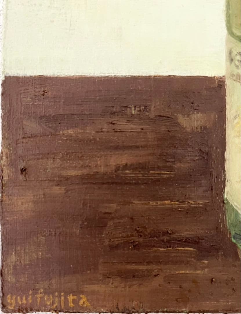 油彩画　美味しいワイン