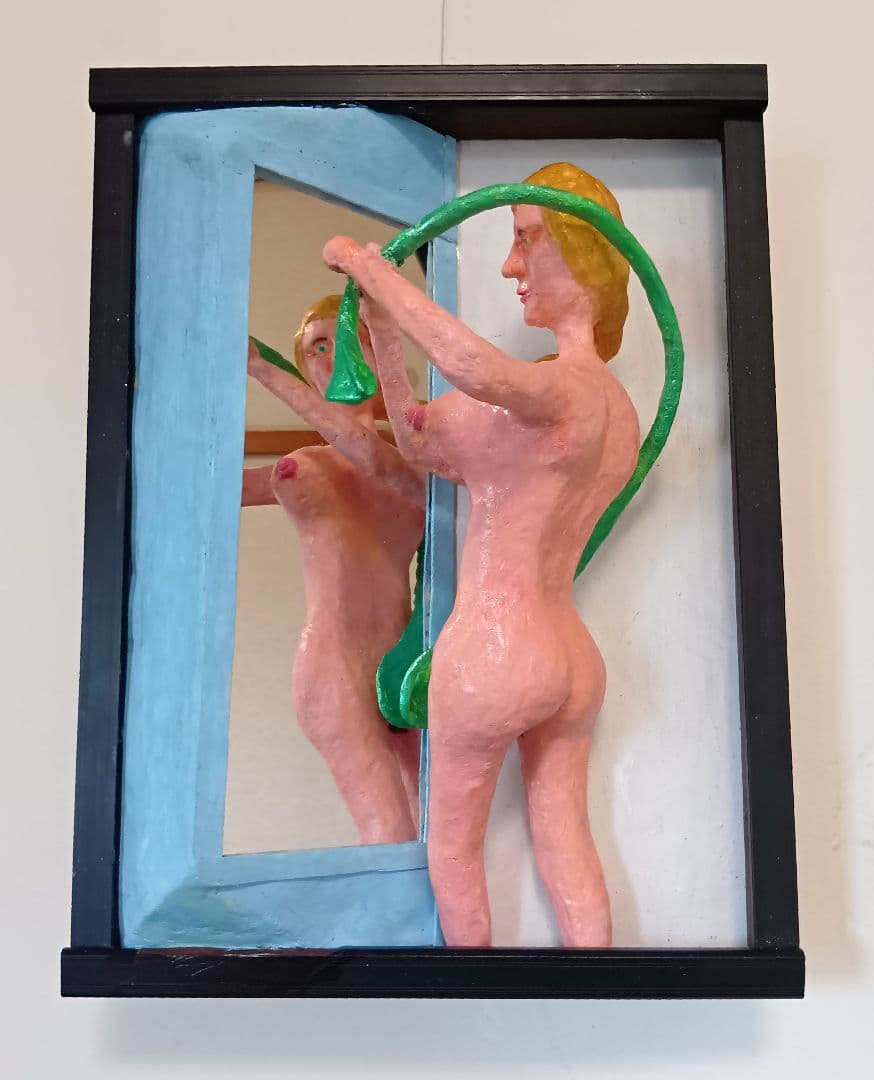 風呂場でスイング