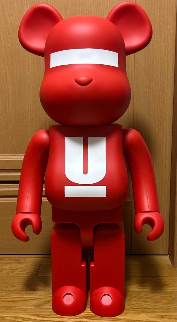 BE@RBRICK UNDERCOVER LOGO RED 1000％