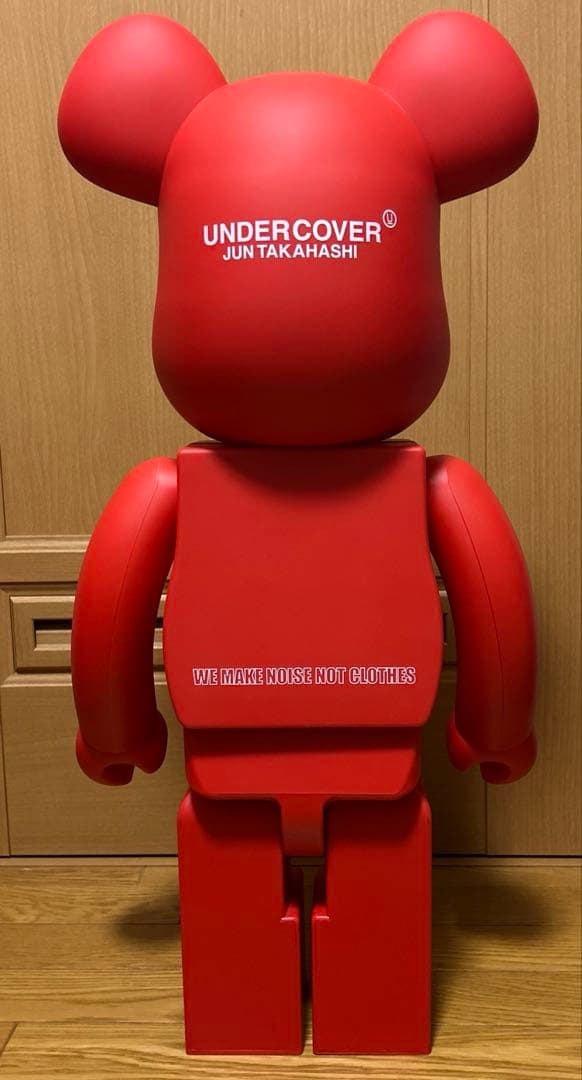 BE@RBRICK UNDERCOVER LOGO RED 1000％