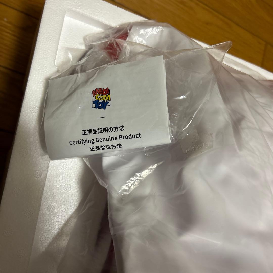 BE@RBRICK UNDERCOVER LOGO RED 1000％