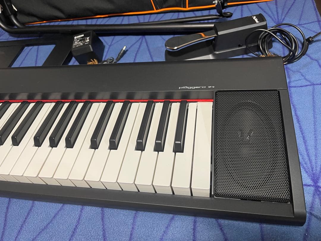 ヤマハ電子ピアノ NP-12B スタンド/ペダル/ソフトケース セット