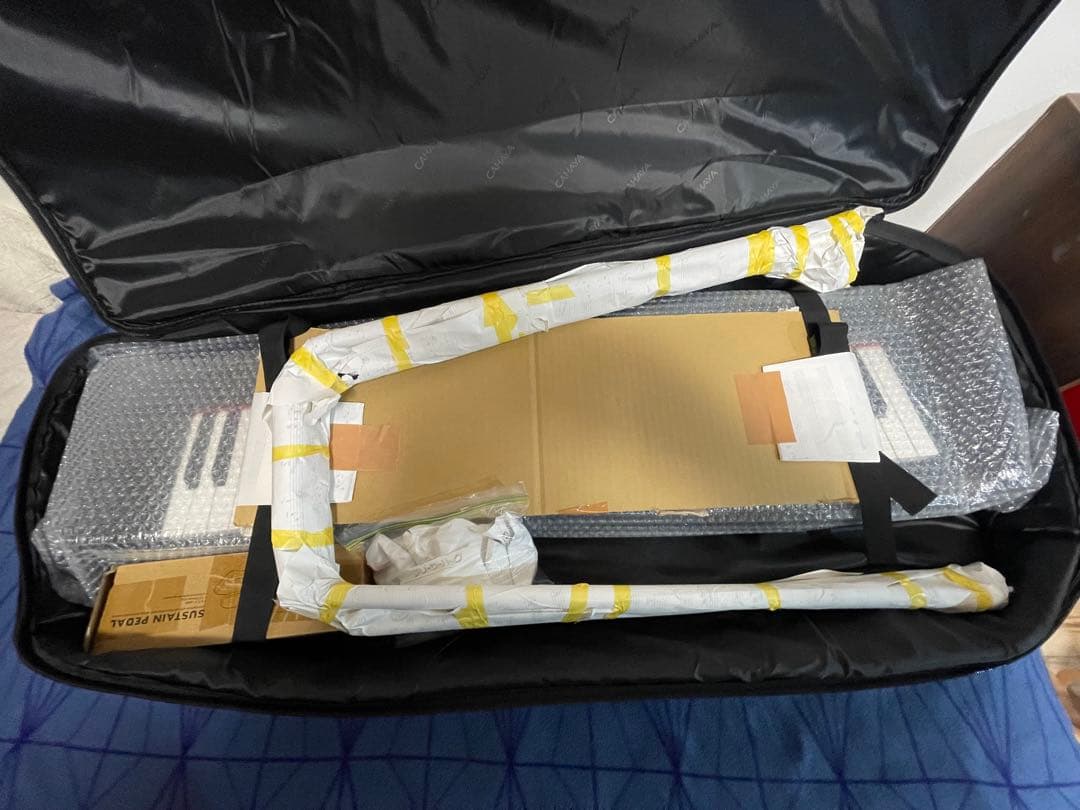 ヤマハ電子ピアノ NP-12B スタンド/ペダル/ソフトケース セット