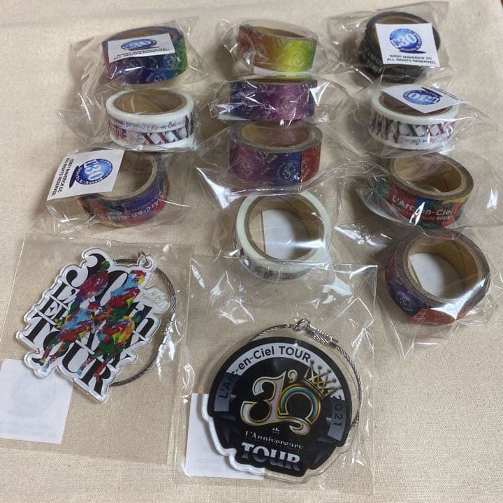 ラルくじ　パス　スカーフ　L'Arc〜en〜Ciel まとめ売り