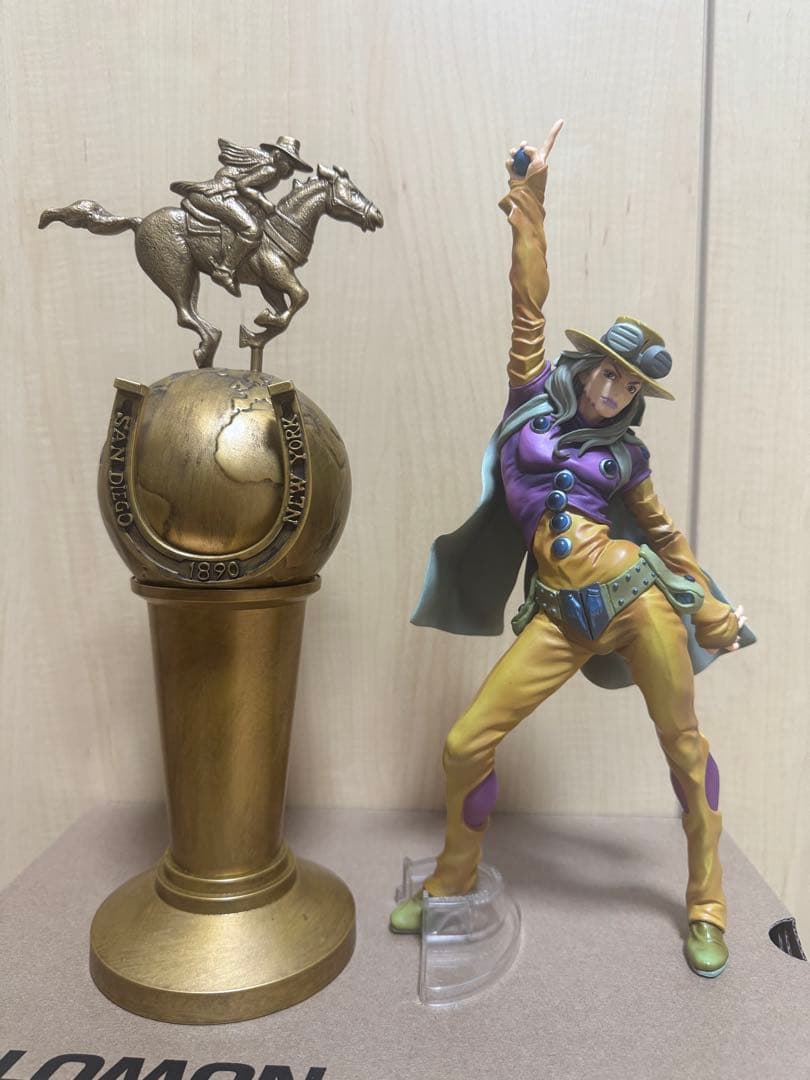 一番くじジョジョの奇妙な冒険　スティールボールラン Ａ賞トロフィー・Ｂ賞ジャイロ