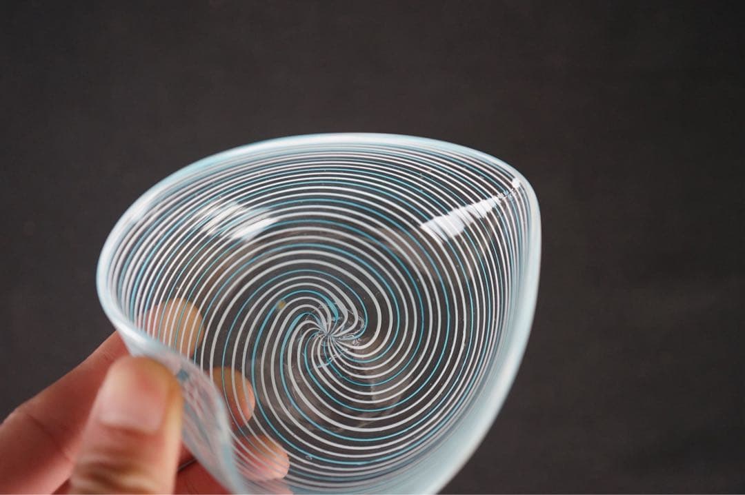 【MURANO】ベネチアンガラス ムラーノ ムラノ 小ぶり デザートカップ 2客