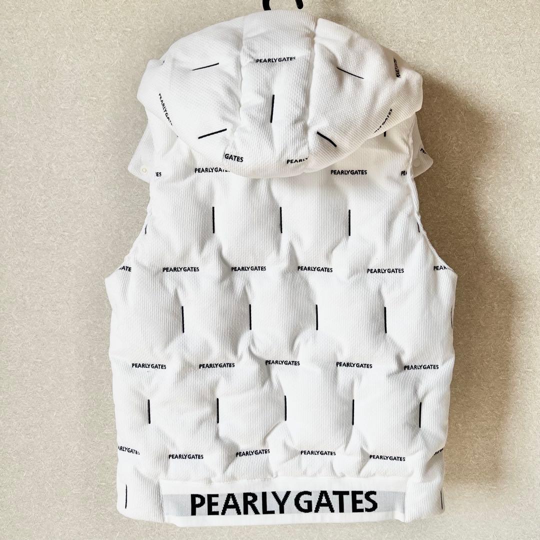 PEARLY GATES 中綿　フルジップベスト　フード付き サイズ4