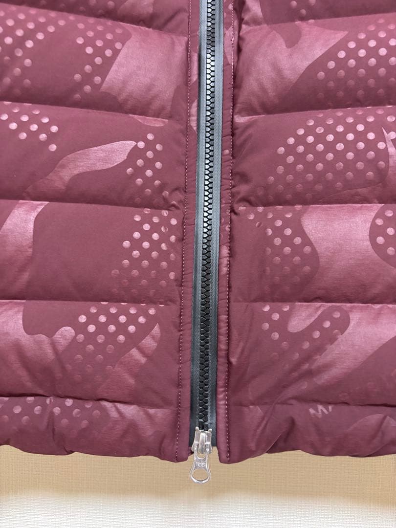 【美品】マークアンドロナ　ゴルフ　ダウンベスト44 エンジ　キムタク　木村拓哉