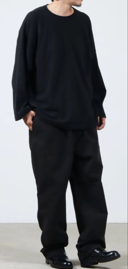 コモリ　22AW フットボール　tシャツ　ネイビー　3