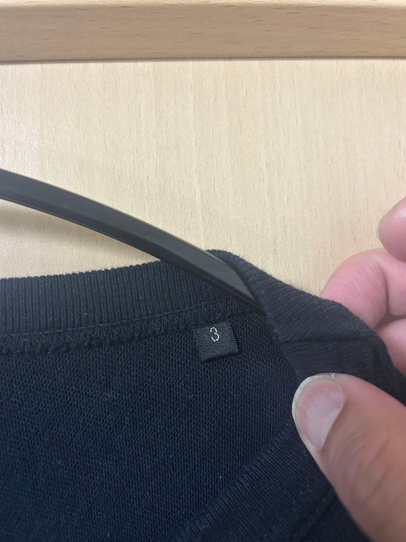 コモリ　22AW フットボール　tシャツ　ネイビー　3