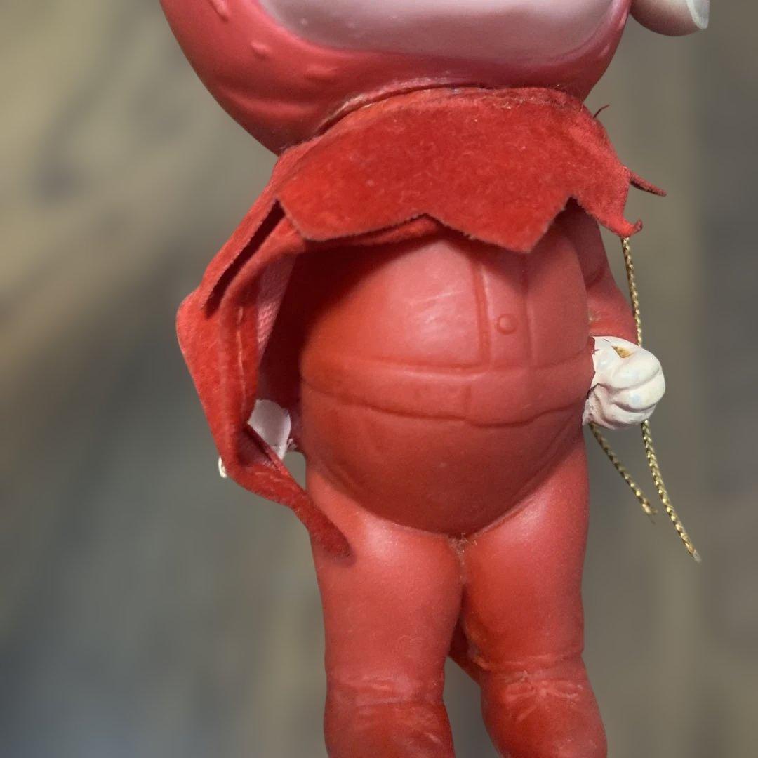 赤い悪魔の人形　kamar社　デビル　ソフビ　1970年代　ヴィンテージ