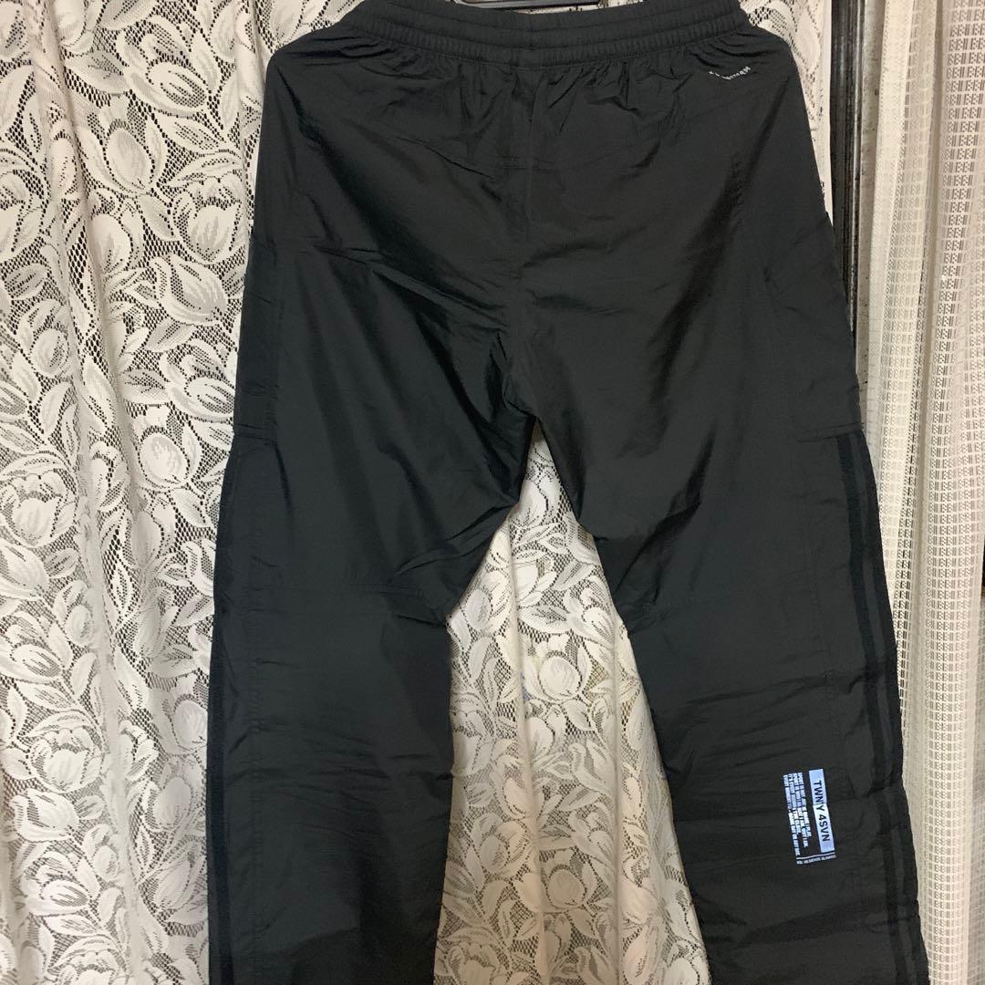 adidas ジャージ上下セット ブラック/ホワイト MS