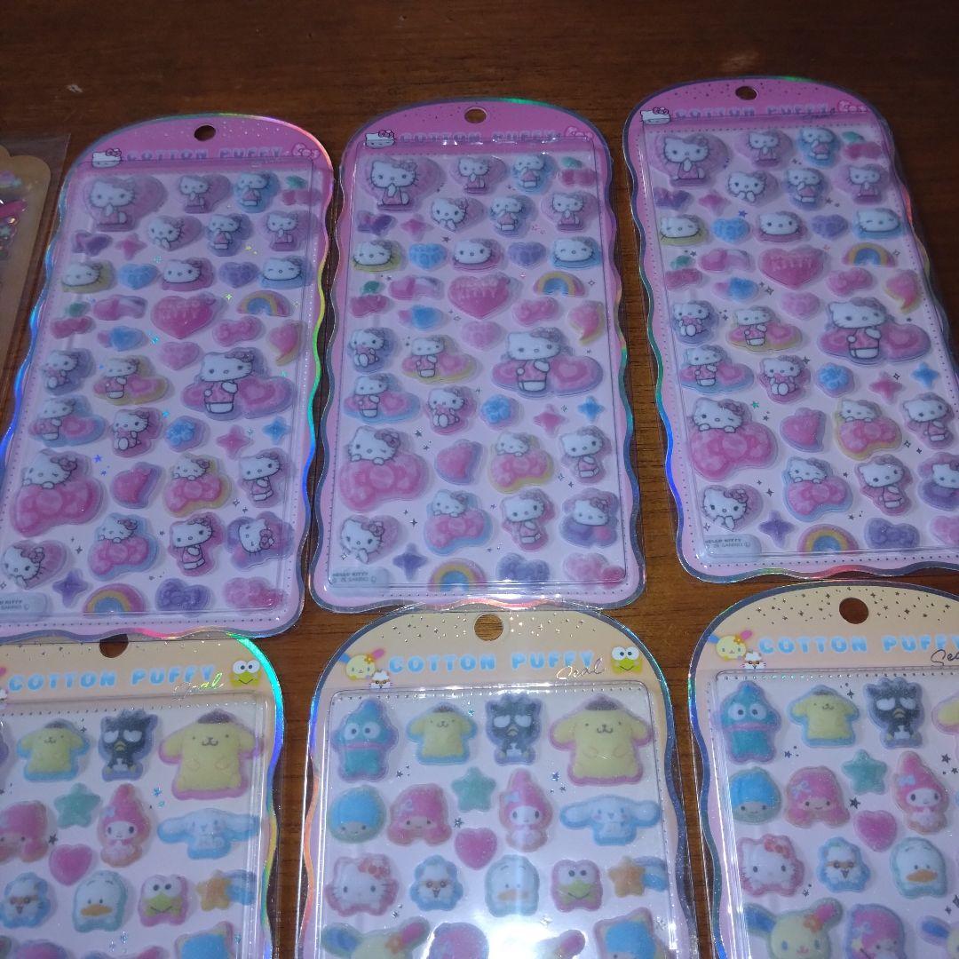 サンリオ ハローキティ・ウサハナ ぷっくりシール まとめ売り 未使用
