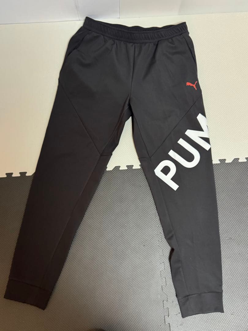 【美品】PUMA ジャージ上下セット ホワイト/ブラック　XL