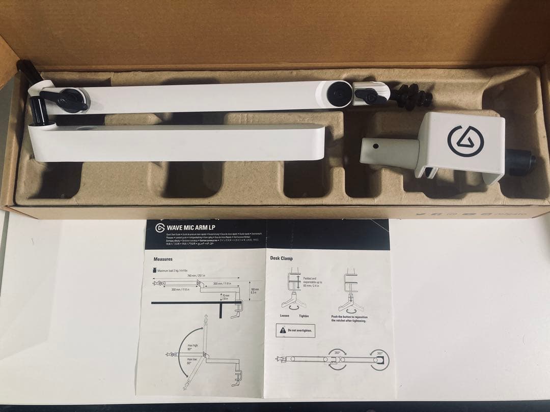 Elgato エルガト WAVE MIC ARM LP ホワイト マイクアーム