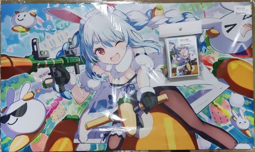 兎田ぺこら　スリーブ　プレイマット　セット　ホロライブ　ぱる家