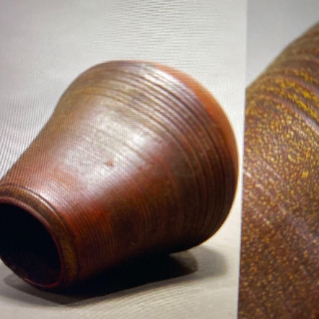 江戸期　古備前布袋花入茶道具時代骨董品整理品