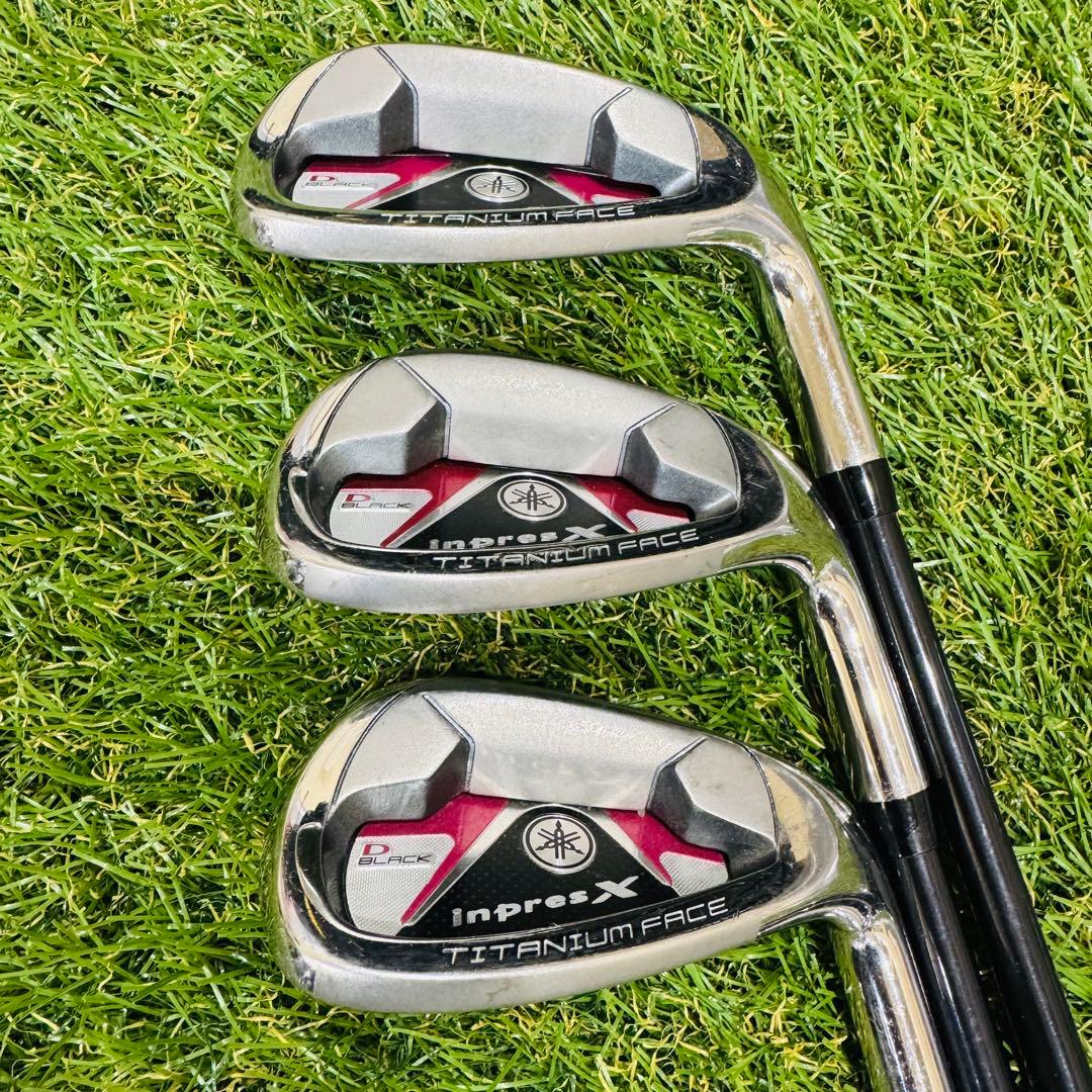 【女性用】inpres X D Black アイアンセット 6本 レディース用R