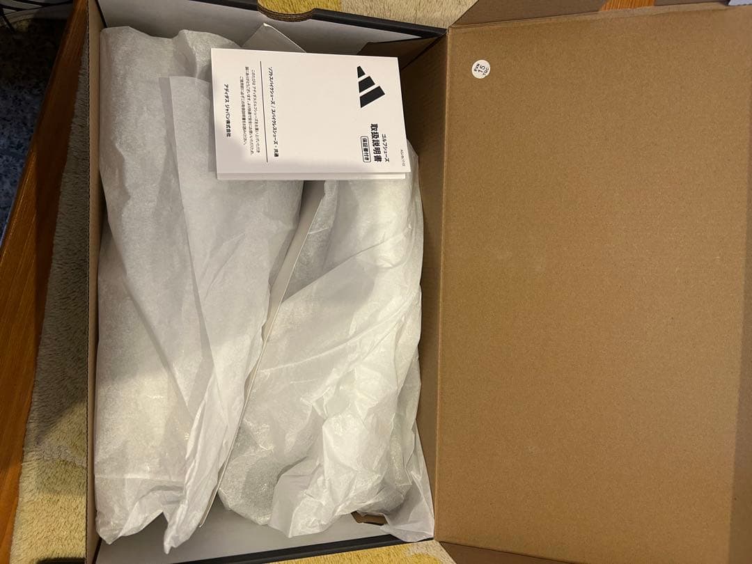 adidas ゴルフシューズ IE3528 ホワイト/グレー/シルバー