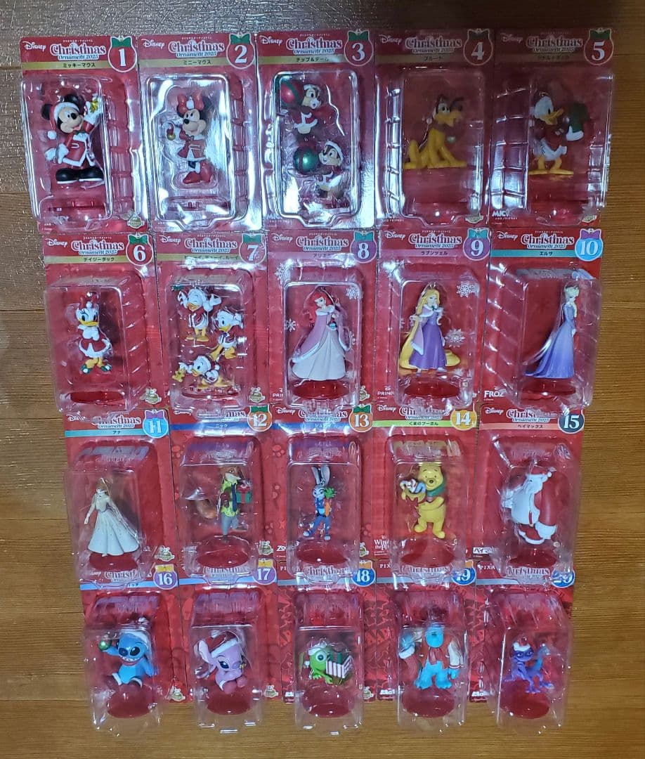 ディズニー　happyくじ　クリスマスオーナメント2025　28種　フルコンプ