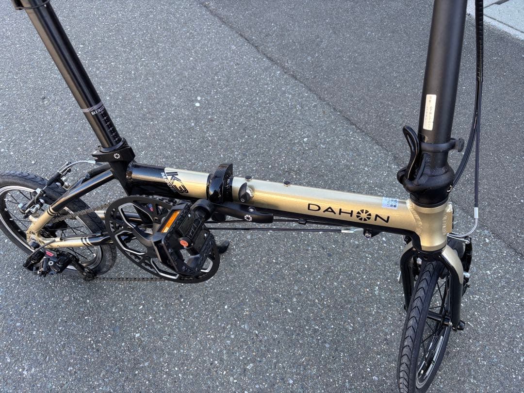 送料込み　ダホン　14インチ　3速　折りたたみ自転車　k3