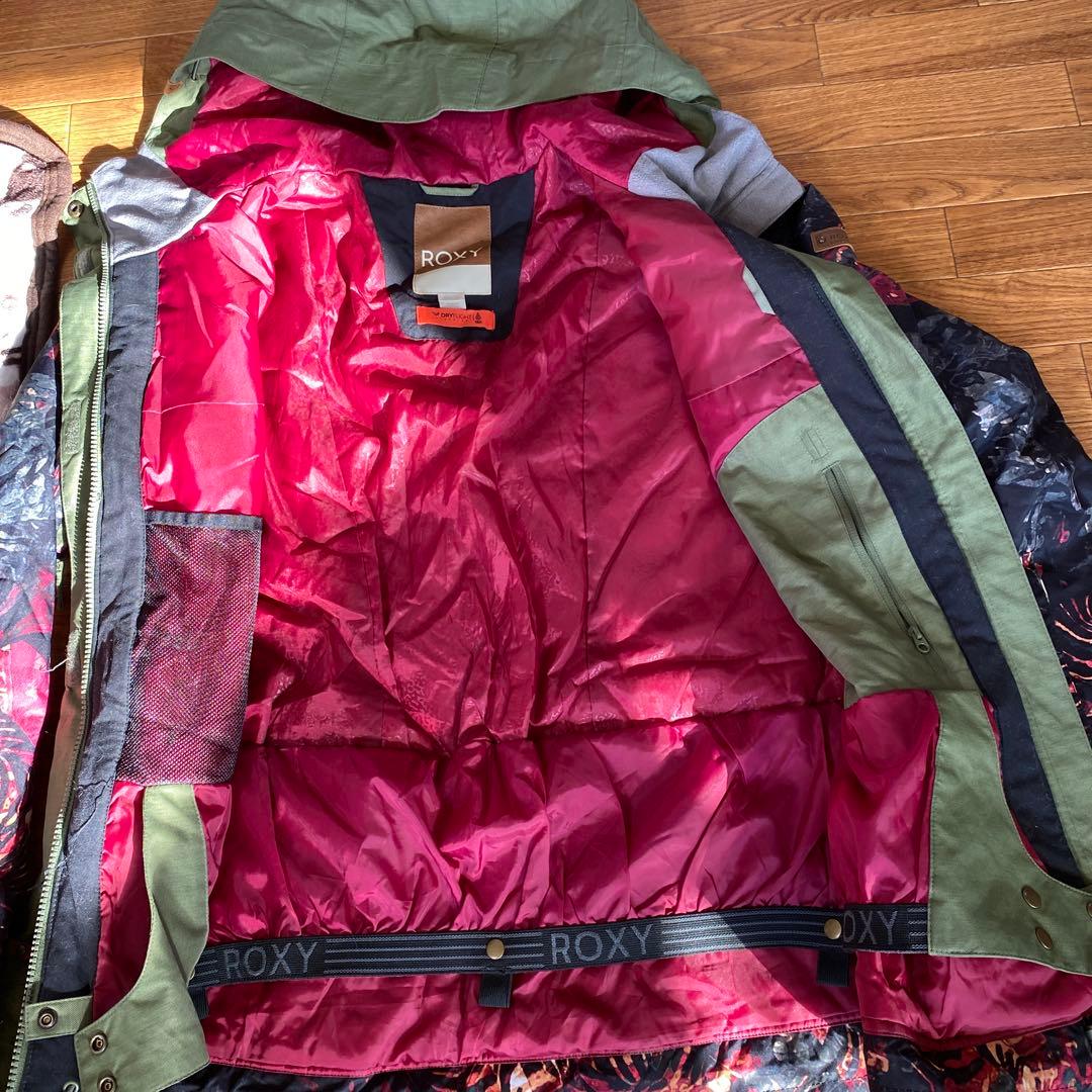 ROXY スノーボードウェア フード付き 上下セット