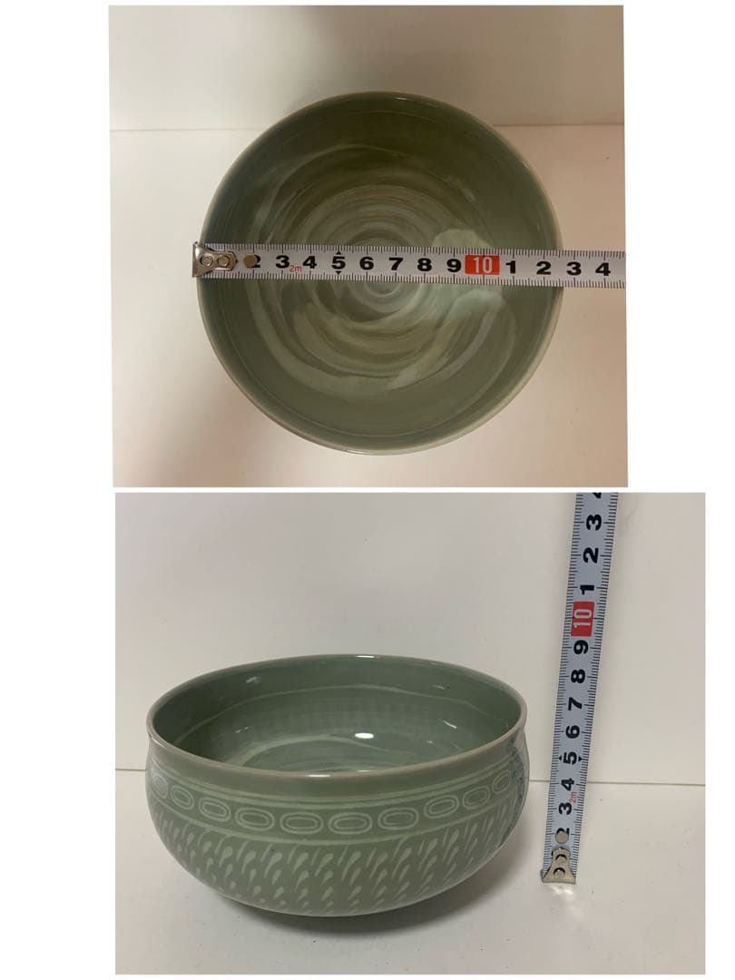 韓国陶芸 高麗陶磁 黄鍾九 黄鍾禮 高麗青磁茶碗 茶道具 抹茶茶碗 3個セット